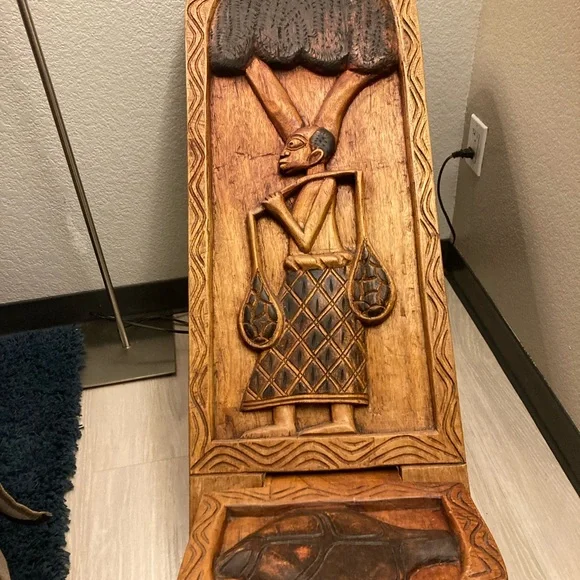African Tribal Birthing Chair